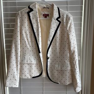 Ladies size 6 Polka dot blazer
